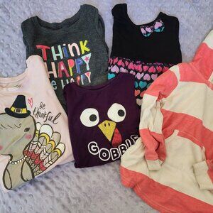4T Long Sleeve Fall Shirt Lot